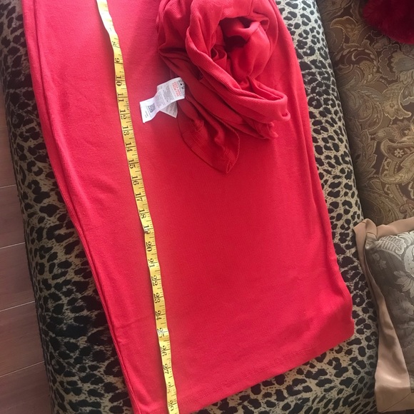 ❌ SOLD ❌ Missguided-NEW-Recycled Rib Red Cardigan & Midi Skirt Set Size 10 - Picture 7 of 15